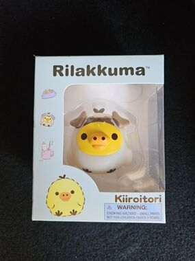San-X Original Rilakkuma Animal Costume Series Vinyl Figurine Toy 3" Pug Kiiro